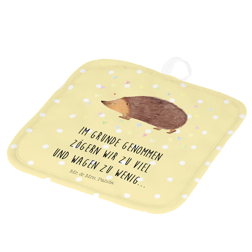 2er Set Topflappen  Igel Herzen Topflappen, Topfhandschuhe, Topflappenset, 2er Set Topflappen, Topflappen Set, topfhalter, Topfuntersetzer, Topflappen 2er Set, Lustige Sprüche, Tiere, Tiermotive, Gute Laune, Herzen, Vertrauen, Kuss, Igel, Herz, Liebe, Leben