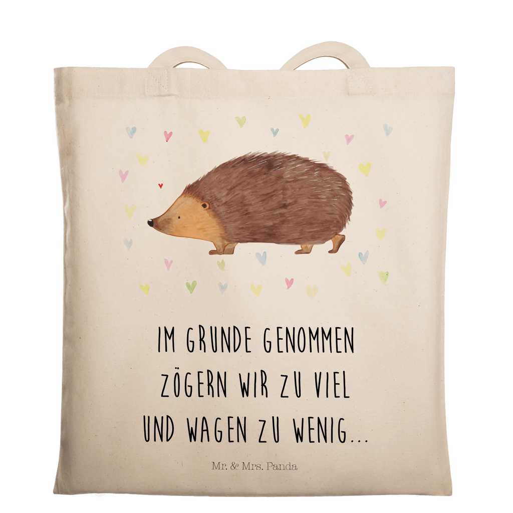 Tragetasche Igel Herzen
