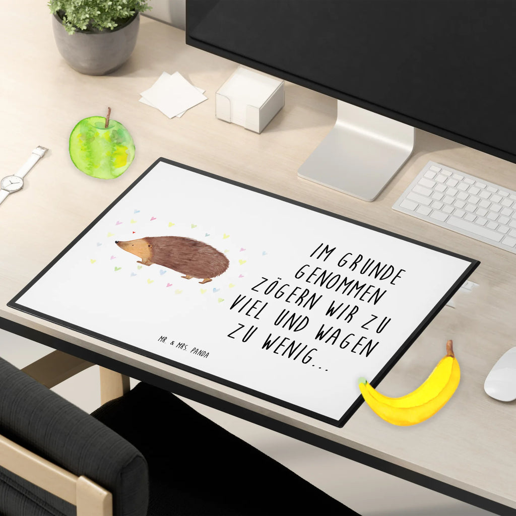Podkładka na biurko jeż serca Schreibtischunterlage Groß, Schreibunterlage, Schreibwaren, Bürobedarf, Schreibtisch Unterlagen, Büroartikel, Schreibtischauflage, Tiermotive, Gute Laune, lustige Sprüche, Tiere, Leben, Liebe, Vertrauen, Herzen, Kuss, Igel, Herz