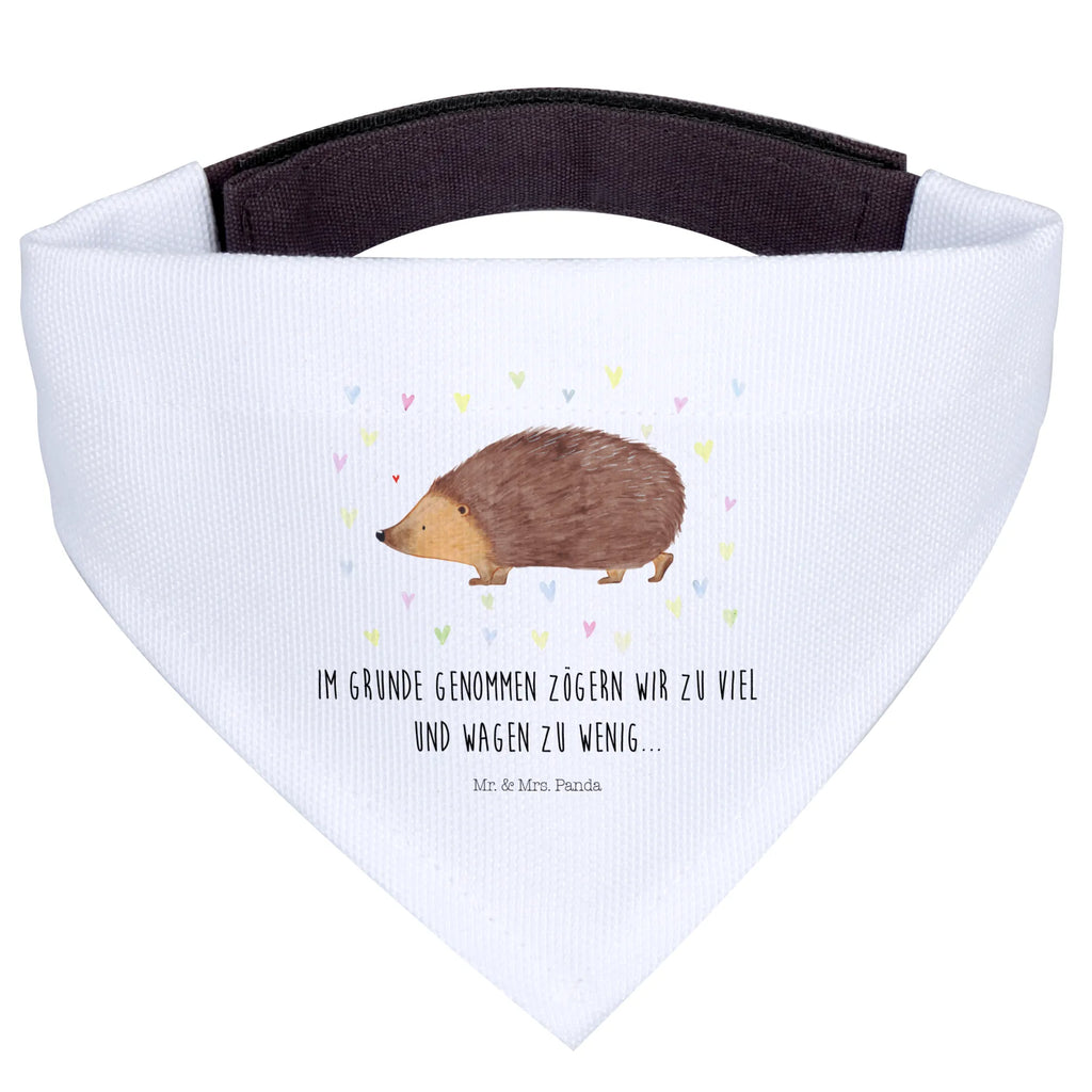 Chusta na szyję dla psa L jeż serca Hundehalstuch, Hunde, Halstuch, Mittel, Mittelgroße Hunde, Tuch, Lustige Sprüche, Tiere, Tiermotive, Gute Laune, Kuss, Herz, Igel, Liebe, Herzen, Leben, Vertrauen