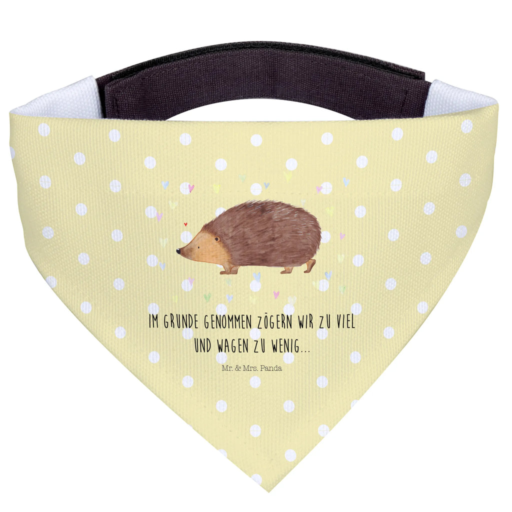 Chusta na szyję dla psa L jeż serca Hundehalstuch, Hunde, Halstuch, Mittel, Mittelgroße Hunde, Tuch, Lustige Sprüche, Tiere, Tiermotive, Gute Laune, Kuss, Herz, Igel, Liebe, Herzen, Leben, Vertrauen