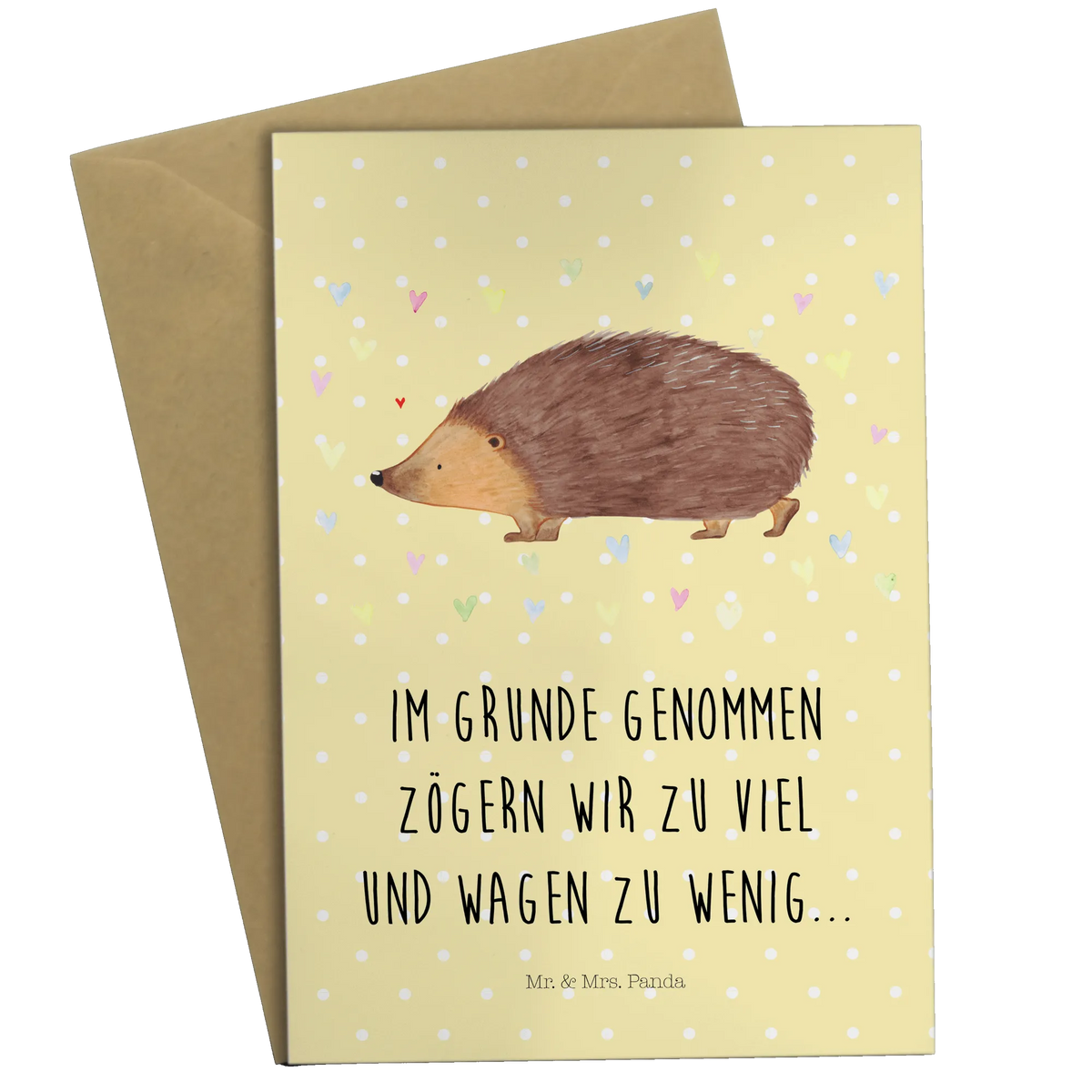 Greetings card Hedgehog hearts card, gift ideas, gifts, small animals, cute, cute animal motives, hand drawn, funny sayings, good mood, special gifts, animal lover, hearts, kiss, trust, heart