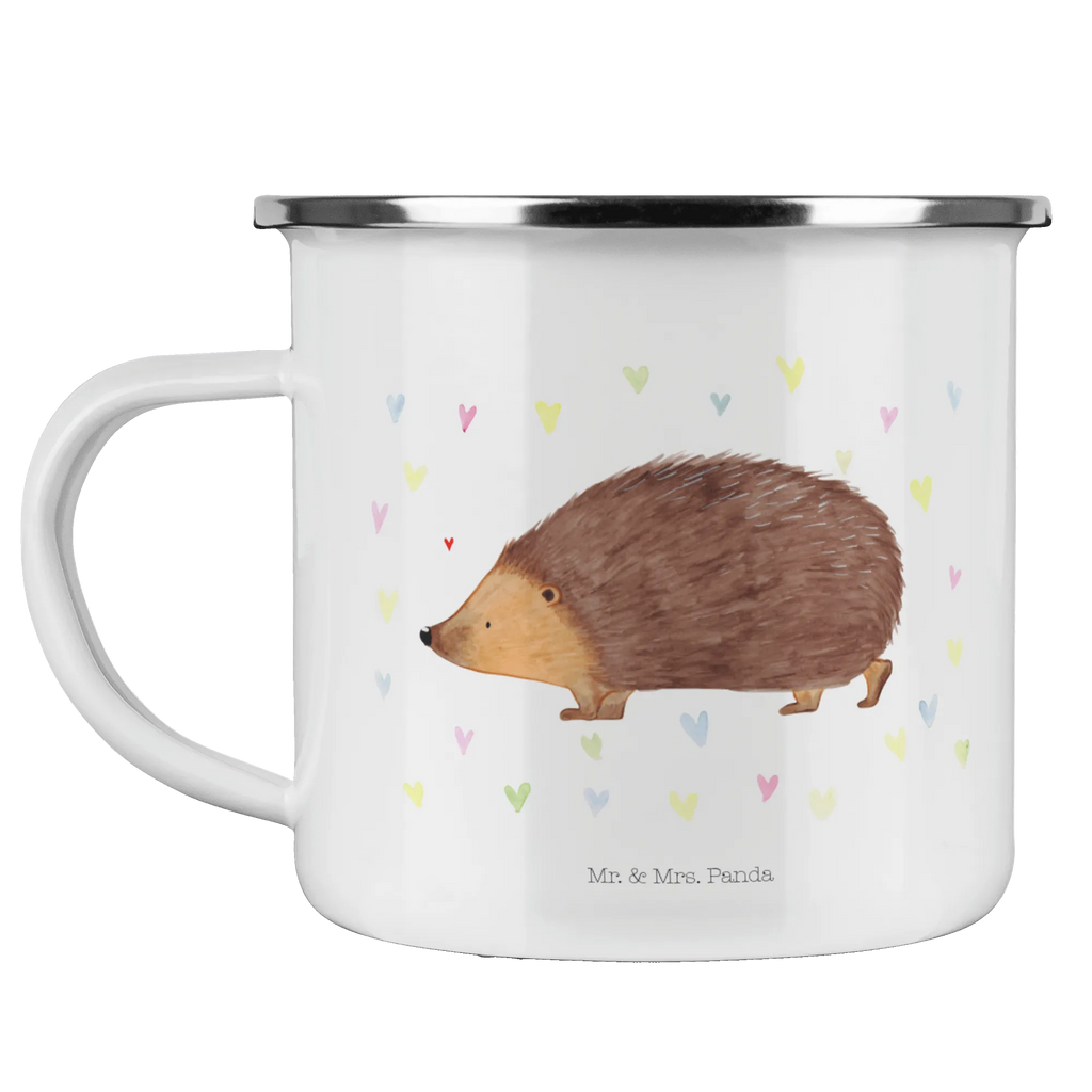 Enamel camping mug Hedgehog hearts Metalltasse, Campingtasse, blechbecher, Tasse, wandertasse, Teebecher, Blechtasse, Emaille Tasse, wanderbecher, emaillebecher, Tasse Emaille, Trinkbecher, Pott, Campingbecher, Emailletasse, reisetasse, metallbecher, Kaffeebecher, Teetasse, becher emaille, Reisebecher, Emaille Becher, Kaffeetasse, Becher, Tiere, Tiermotive, Gute Laune, Lustige Sprüche, Leben, Igel, Vertrauen, Herz, Herzen, Kuss, Liebe