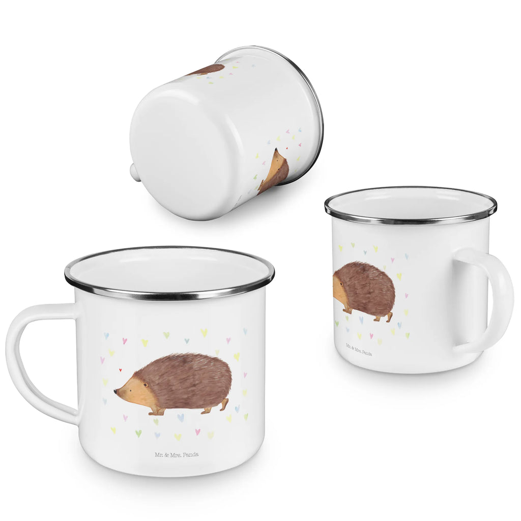 Enamel camping mug Hedgehog hearts Metalltasse, Campingtasse, blechbecher, Tasse, wandertasse, Teebecher, Blechtasse, Emaille Tasse, wanderbecher, emaillebecher, Tasse Emaille, Trinkbecher, Pott, Campingbecher, Emailletasse, reisetasse, metallbecher, Kaffeebecher, Teetasse, becher emaille, Reisebecher, Emaille Becher, Kaffeetasse, Becher, Tiere, Tiermotive, Gute Laune, Lustige Sprüche, Leben, Igel, Vertrauen, Herz, Herzen, Kuss, Liebe