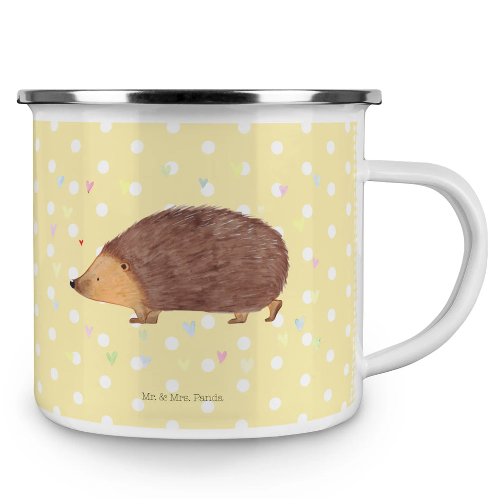 Enamel camping mug Hedgehog hearts Metalltasse, Campingtasse, blechbecher, Tasse, wandertasse, Teebecher, Blechtasse, Emaille Tasse, wanderbecher, emaillebecher, Tasse Emaille, Trinkbecher, Pott, Campingbecher, Emailletasse, reisetasse, metallbecher, Kaffeebecher, Teetasse, becher emaille, Reisebecher, Emaille Becher, Kaffeetasse, Becher, Tiere, Tiermotive, Gute Laune, Lustige Sprüche, Leben, Igel, Vertrauen, Herz, Herzen, Kuss, Liebe