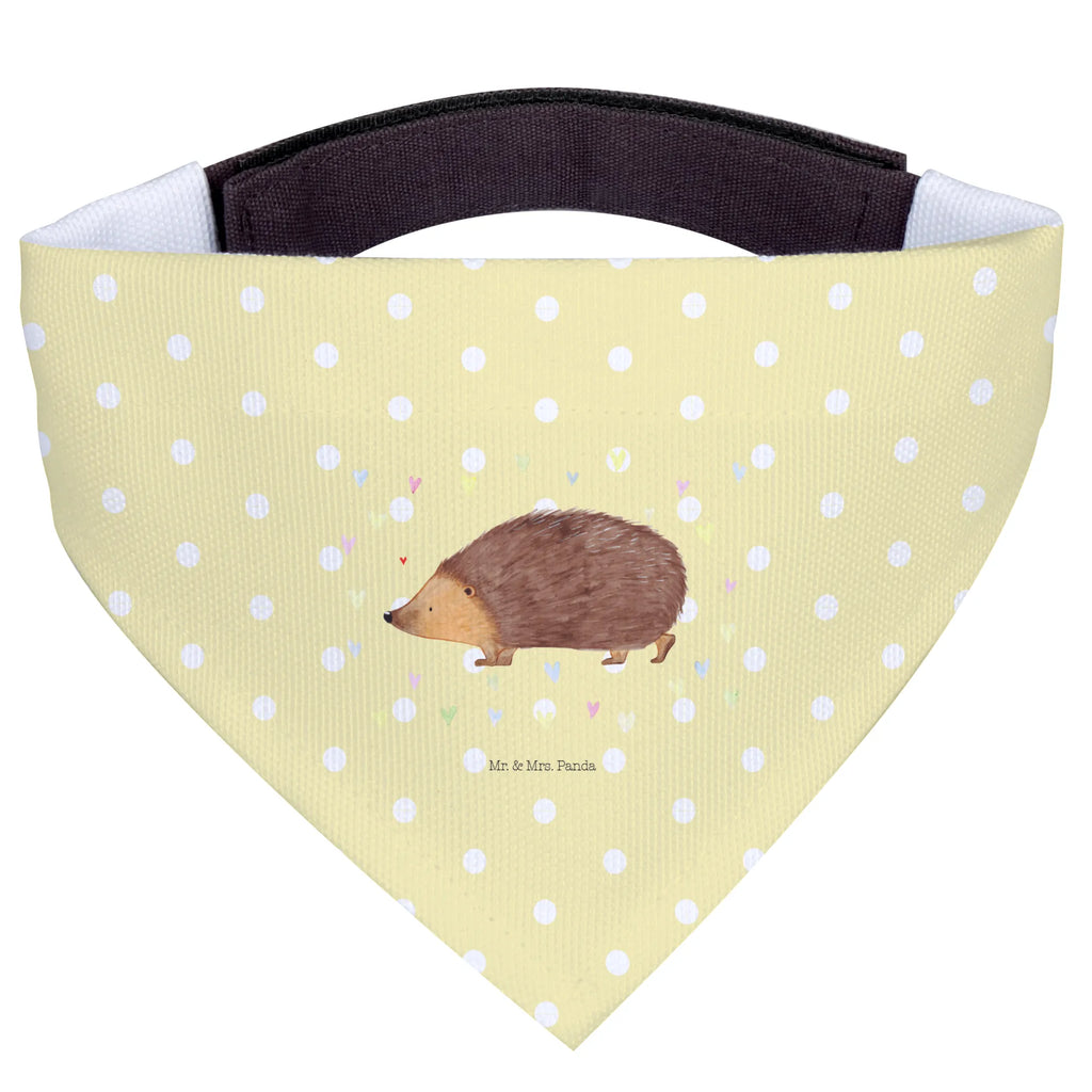 Chusta na szyję dla psa L jeż serca Hundehalstuch, Hunde, Halstuch, Mittel, Mittelgroße Hunde, Tuch, Lustige Sprüche, Tiere, Tiermotive, Gute Laune, Kuss, Herz, Igel, Liebe, Herzen, Leben, Vertrauen