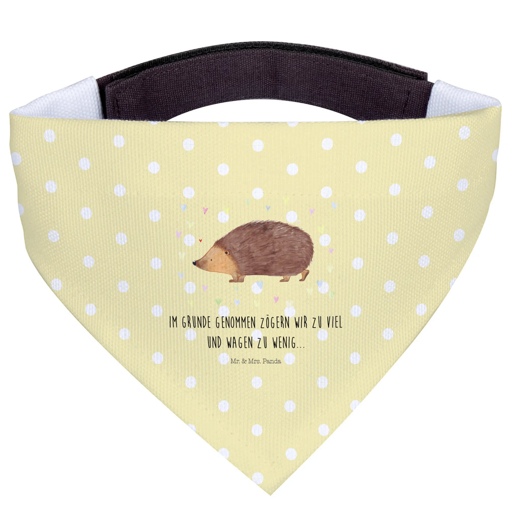 Chusta na szyję dla psa L jeż serca Hundehalstuch, Hunde, Halstuch, Mittel, Mittelgroße Hunde, Tuch, Lustige Sprüche, Tiere, Tiermotive, Gute Laune, Kuss, Herz, Igel, Liebe, Herzen, Leben, Vertrauen