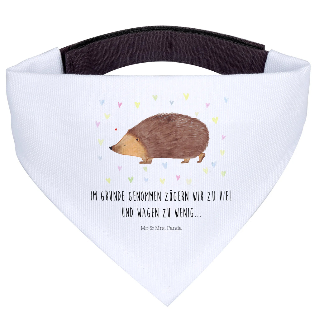 Chusta na szyję dla psa L jeż serca Hundehalstuch, Hunde, Halstuch, Mittel, Mittelgroße Hunde, Tuch, Lustige Sprüche, Tiere, Tiermotive, Gute Laune, Kuss, Herz, Igel, Liebe, Herzen, Leben, Vertrauen