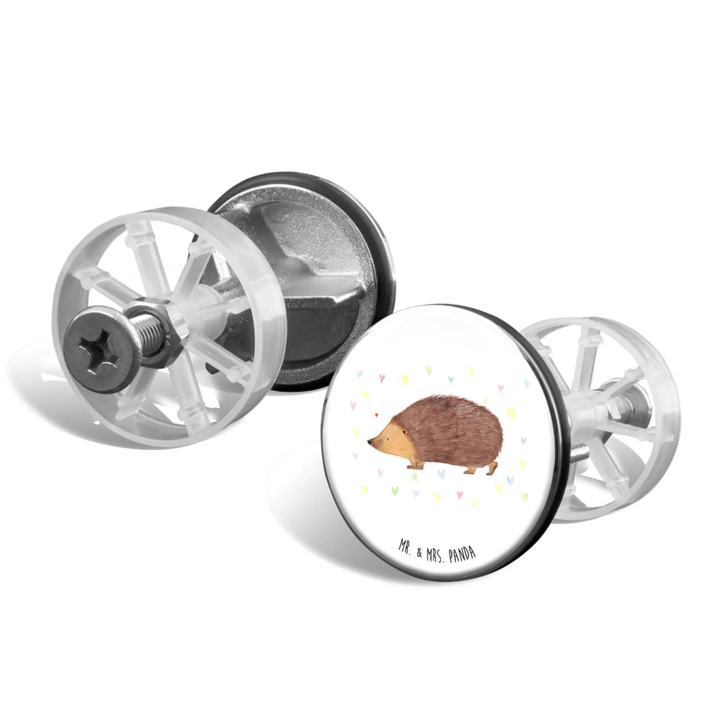 Sink plug Hedgehog hearts Abflussstöpsel, Stöpsel, Waschbecken, Ablaufgarnitur, Waschbecken Stopfen, Tiermotive, Gute Laune, lustige Sprüche, Tiere, Herzen, Liebe, Herz, Igel, Kuss, Vertrauen, Leben