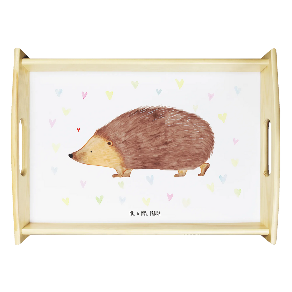 Serving tray Hedgehog hearts breakfast tray, wooden tray, kitchen tray, tray, serving tray, small animals, cute, funny, cute animal motives, hand drawn, small world, funny sayings, good mood, happy, gifts, gift ideas, special gifts, animal lover, card, Love, hedgehog, kiss, trust, life, hearts, heart