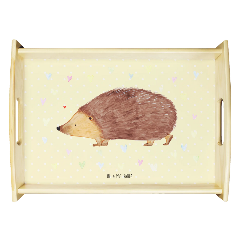 Serving tray Hedgehog hearts breakfast tray, wooden tray, kitchen tray, tray, serving tray, small animals, cute, funny, cute animal motives, hand drawn, small world, funny sayings, good mood, happy, gifts, gift ideas, special gifts, animal lover, card, Love, hedgehog, kiss, trust, life, hearts, heart