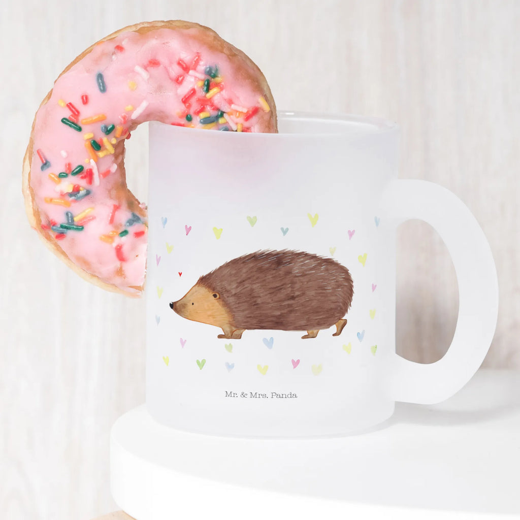 Filiżanka do herbaty jeż serca Motywy zwierzęce, dobra energia, zabawne powiedzonka, zwierzęta