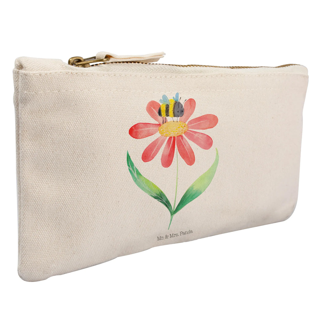 Make-up bag bumblebee flower Waschbeutel, Schminkbeutel, Kosmetiktasche, Federmappe, Schminktasche, Schminktäschchen, utensilientasche, Mäppchen, Kulturbeutel, toiletry bag, kosmetiktäschchen, Etui, Schlampermäppchen, beauty case, aufbewahrungsbeutel, pinsel tasche, Kosmetikbeutel, aufbewahrungstasche, Kulturtasche, beauty tasche, Stiftemäppchen, pencil case, Waschtasche, Tiermotive, Tiere, Lustige Sprüche, Gute Laune, Wespe, Blume, Biene, Hummel, Natur, Hummeln, Feld, Flauschig