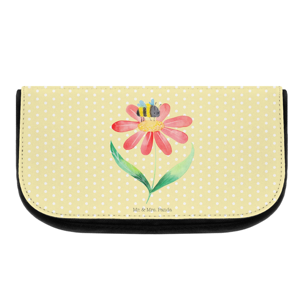 Cosmetics bag bumblebee flower Toilet bag, Cosmetics, Mudflap case, Cosmetic bag, Sludge bag, Bag, Wallet, Make-up bag, small animals, cute, funny, cute animal motives, hand drawn, small world, funny sayings, good mood, happy, gifts, gift ideas, special gifts, animal lover, card, nature, bee, wasp, fluffy, bumblebees, field, flower, bumble bee