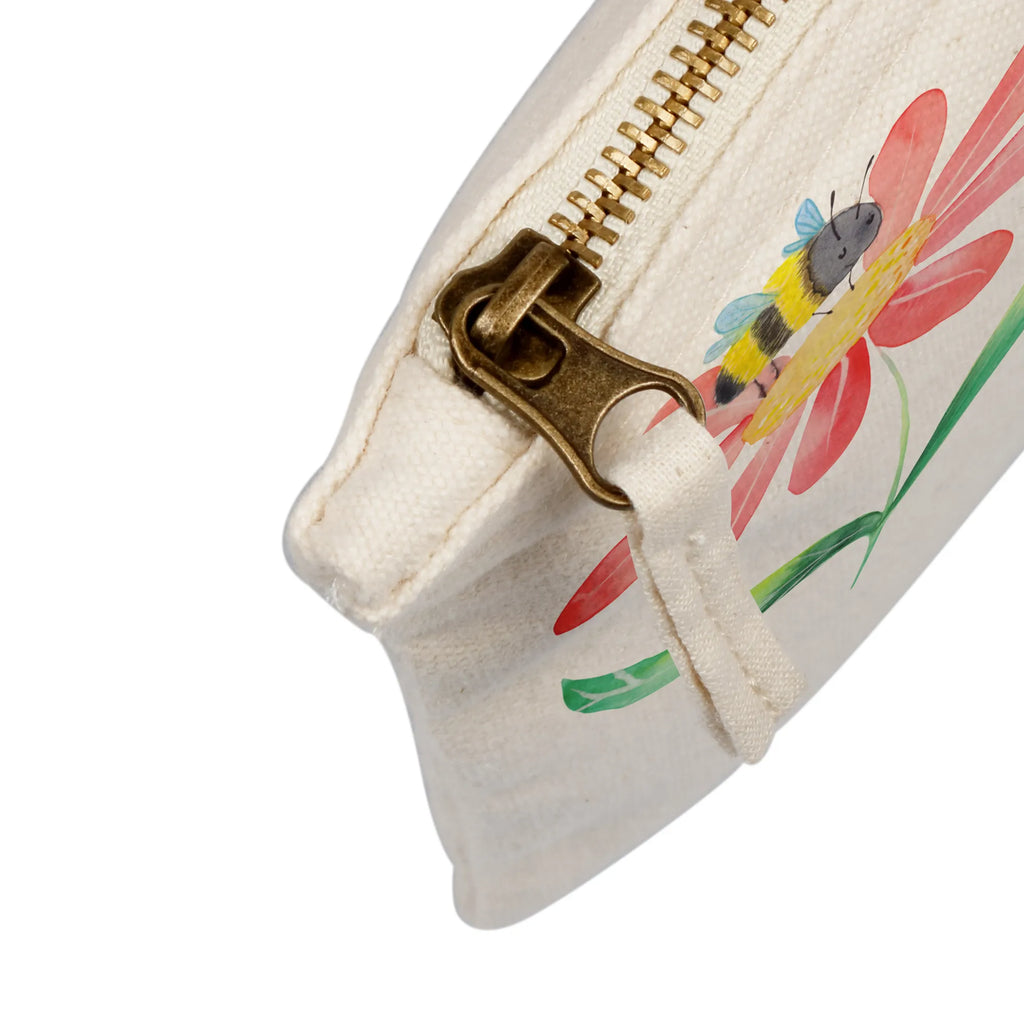 Make-up bag bumblebee flower Waschbeutel, Schminkbeutel, Kosmetiktasche, Federmappe, Schminktasche, Schminktäschchen, utensilientasche, Mäppchen, Kulturbeutel, toiletry bag, kosmetiktäschchen, Etui, Schlampermäppchen, beauty case, aufbewahrungsbeutel, pinsel tasche, Kosmetikbeutel, aufbewahrungstasche, Kulturtasche, beauty tasche, Stiftemäppchen, pencil case, Waschtasche, Tiermotive, Tiere, Lustige Sprüche, Gute Laune, Wespe, Blume, Biene, Hummel, Natur, Hummeln, Feld, Flauschig