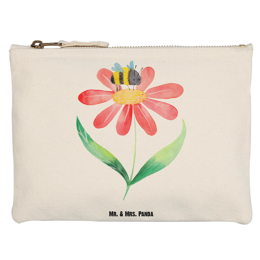 Make-up bag bumblebee flower Waschbeutel, Schminkbeutel, Kosmetiktasche, Federmappe, Schminktasche, Schminktäschchen, utensilientasche, Mäppchen, Kulturbeutel, toiletry bag, kosmetiktäschchen, Etui, Schlampermäppchen, beauty case, aufbewahrungsbeutel, pinsel tasche, Kosmetikbeutel, aufbewahrungstasche, Kulturtasche, beauty tasche, Stiftemäppchen, pencil case, Waschtasche, Tiermotive, Tiere, Lustige Sprüche, Gute Laune, Wespe, Blume, Biene, Hummel, Natur, Hummeln, Feld, Flauschig