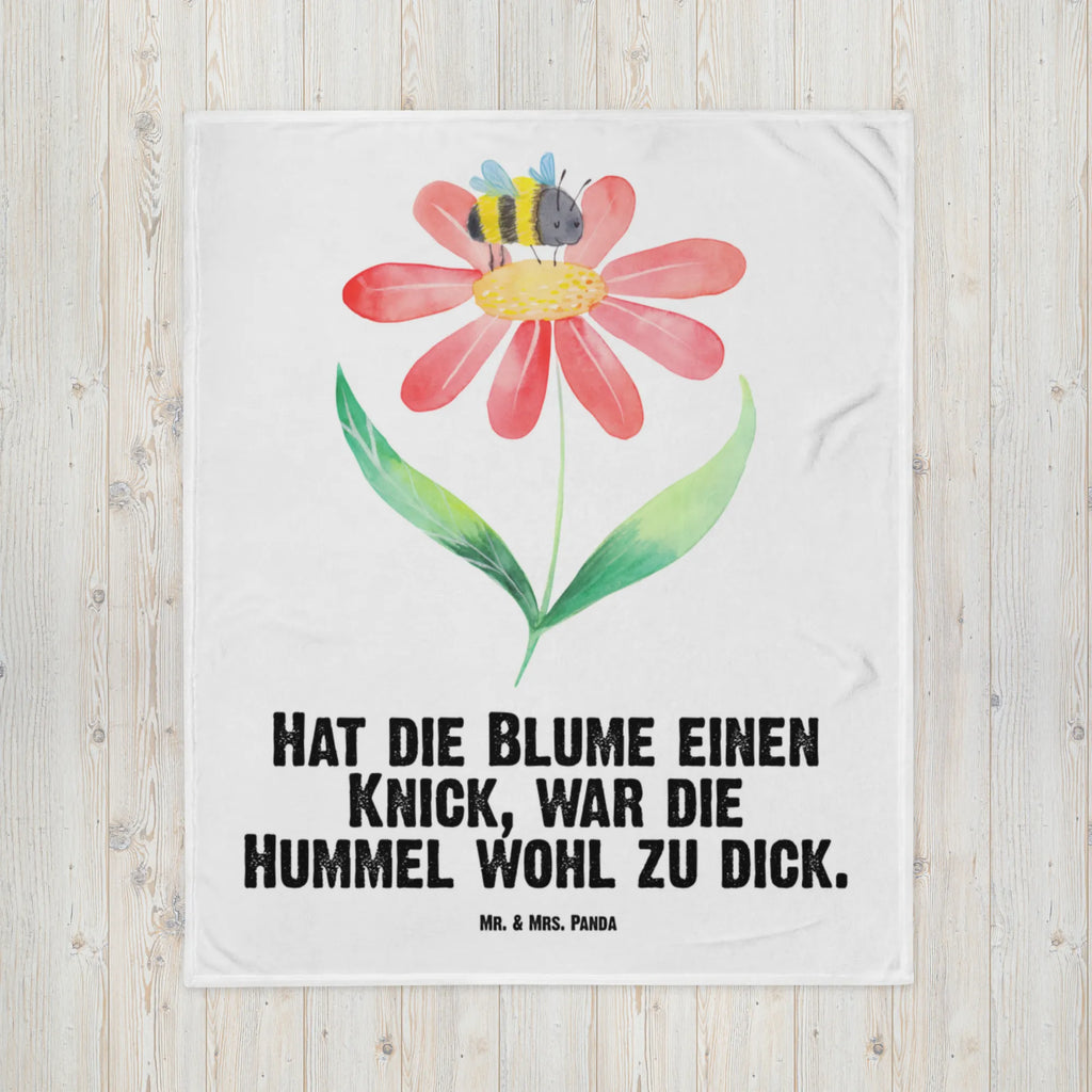 Babydecke Hummel Blume Geschenk Geburt, Krabbeldecke, Babygeschenk, Babyecke Kuscheldecke, Babydecke, Tiermotive, Gute Laune, lustige Sprüche, Tiere, Wespe, Hummel, Hummeln, Natur, Biene, Flauschig, Feld, Blume