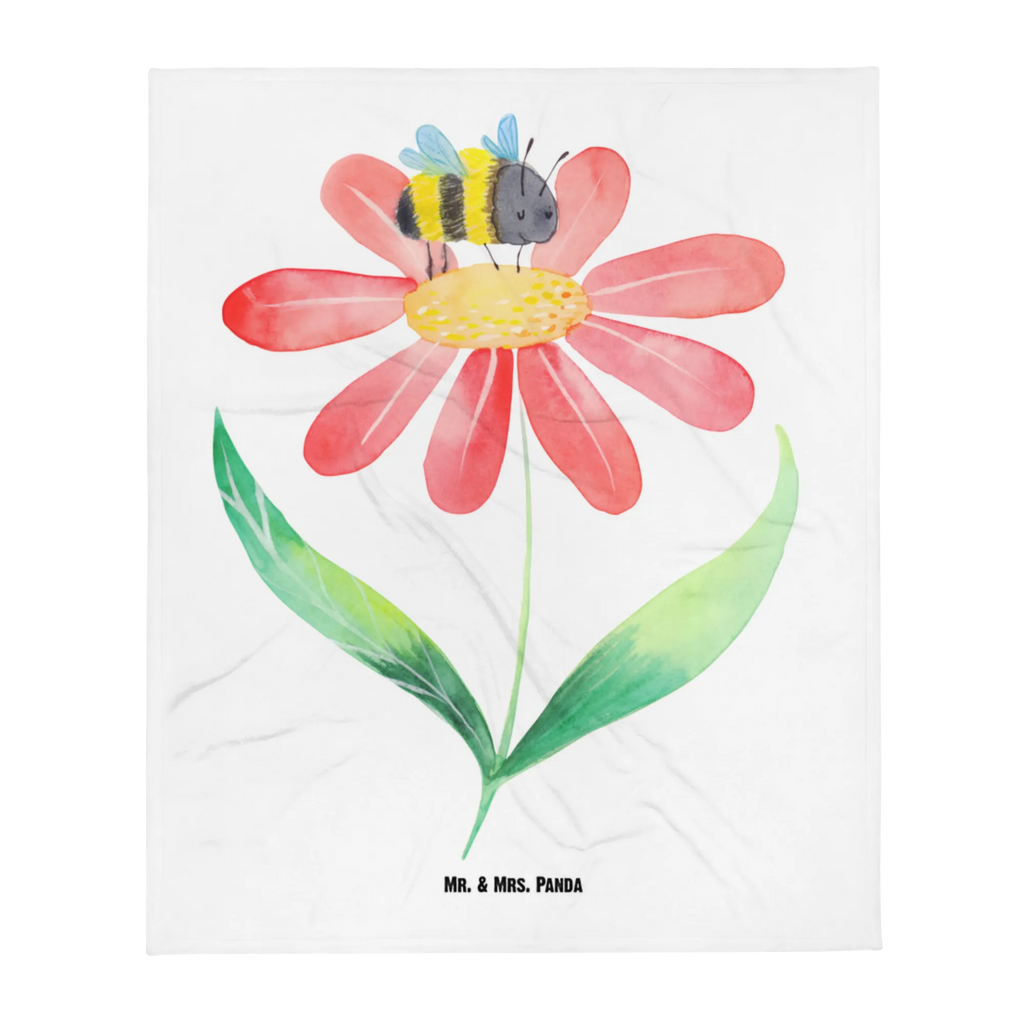 Babydecke Hummel Blume Geschenk Geburt, Krabbeldecke, Babygeschenk, Babyecke Kuscheldecke, Babydecke, Tiermotive, Gute Laune, lustige Sprüche, Tiere, Wespe, Hummel, Hummeln, Natur, Biene, Flauschig, Feld, Blume