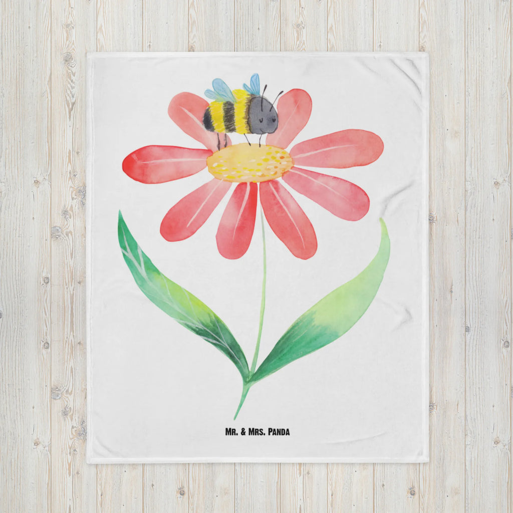 Babydecke Hummel Blume Geschenk Geburt, Krabbeldecke, Babygeschenk, Babyecke Kuscheldecke, Babydecke, Tiermotive, Gute Laune, lustige Sprüche, Tiere, Wespe, Hummel, Hummeln, Natur, Biene, Flauschig, Feld, Blume