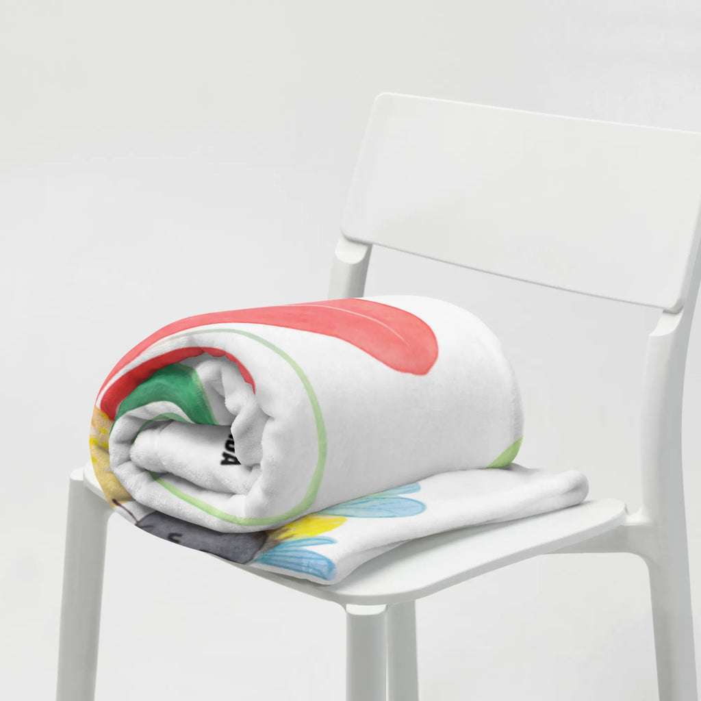 Babydecke Hummel Blume Geschenk Geburt, Krabbeldecke, Babygeschenk, Babyecke Kuscheldecke, Babydecke, Tiermotive, Gute Laune, lustige Sprüche, Tiere, Wespe, Hummel, Hummeln, Natur, Biene, Flauschig, Feld, Blume