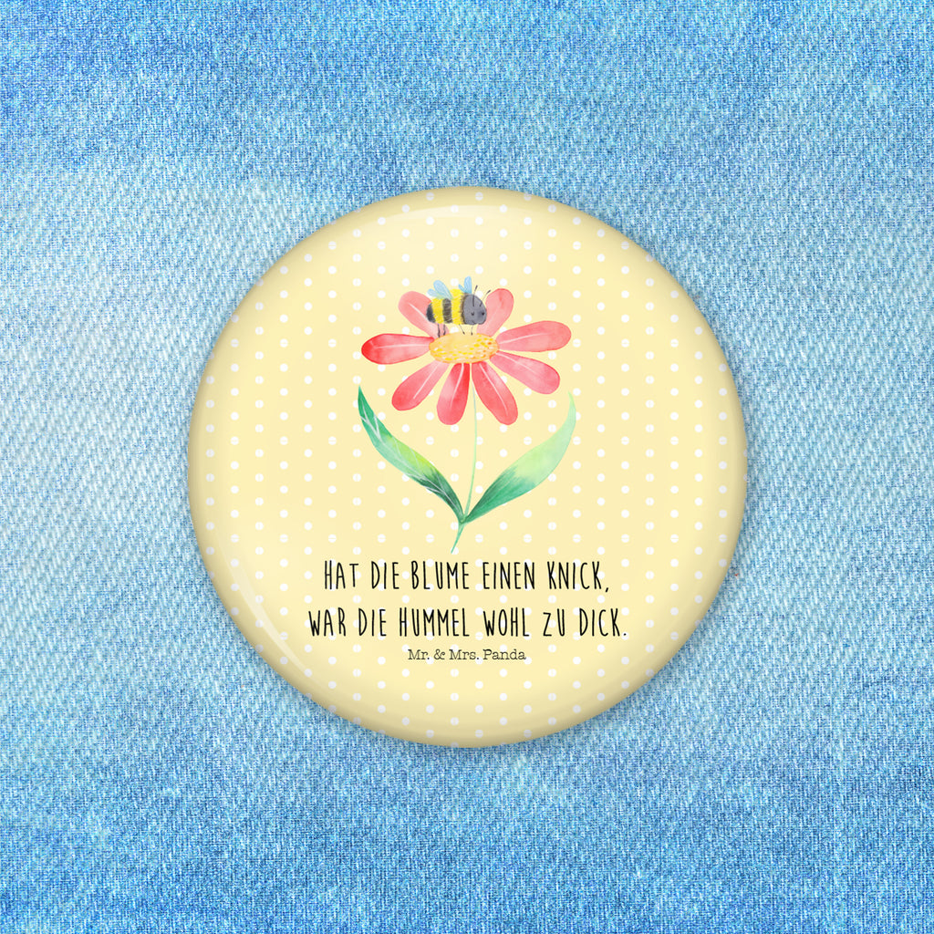 Button Hummel Blume 50mm Button, Button, Pin, Anstecknadel, Tiermotive, Gute Laune, lustige Sprüche, Tiere, Hummel, Blume, Wespe, Flauschig, Natur, Feld, Hummeln, Biene