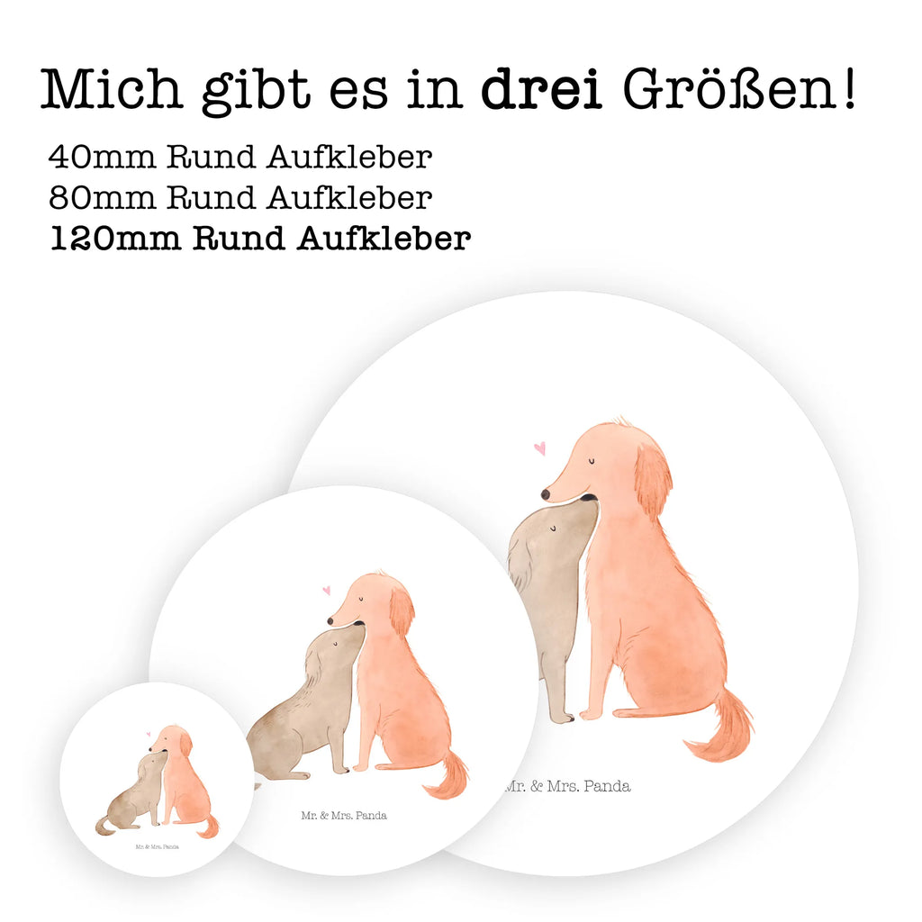 120mm okrągła naklejka psy Miłość Aufkleber, Etikett, Sticker, Sprüche, Hund, Hunderasse, Hundebesitzer, Hundemotiv, Haustier, Tierliebhaber, Hund. Hunde, Vertrauen, Herz, Liebe, Kuss, Kuscheln