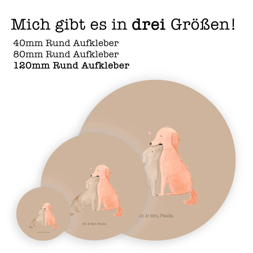 120mm okrągła naklejka psy Miłość Aufkleber, Etikett, Sticker, Sprüche, Hund, Hunderasse, Hundebesitzer, Hundemotiv, Haustier, Tierliebhaber, Hund. Hunde, Vertrauen, Herz, Liebe, Kuss, Kuscheln