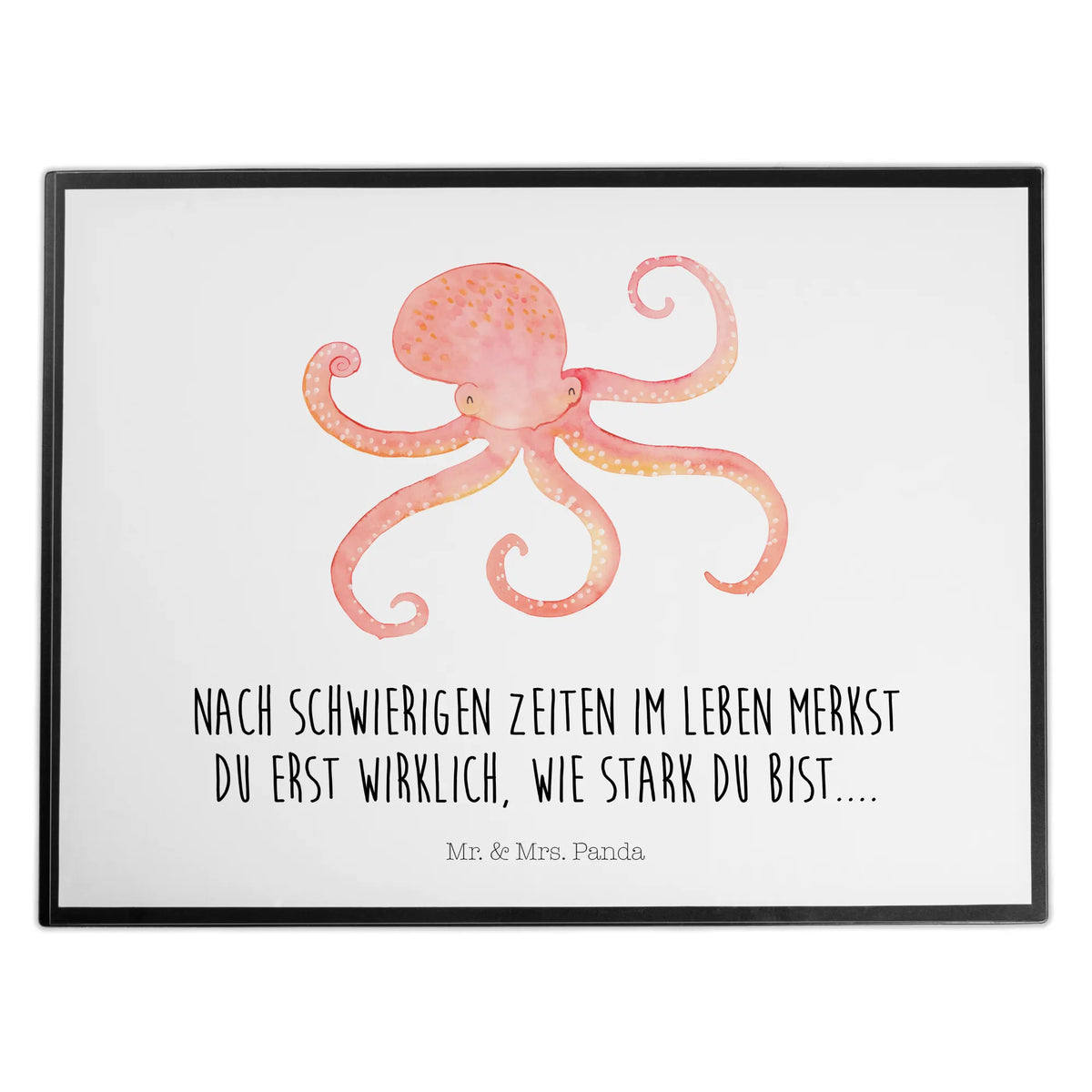 Desk pad Squid underlay, office, Desk pad, girl, desk, children, small animals, cute, funny, cute animal motives, hand drawn, small world, funny sayings, good mood, happy, gifts, gift ideas, special gifts, animal lover, card, ocean, arms, octopus, sea, water, sea animal, squid