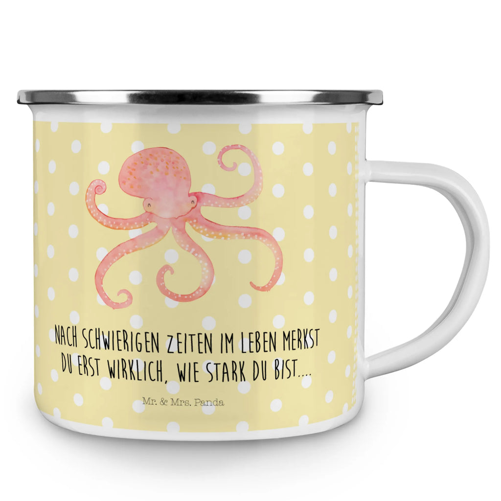Kempingowy kubek emaliowany Ośmiornica wanderbecher, Tasse, Emaille Tasse, Kaffeetasse, blechbecher, reisetasse, Emaille Becher, Reisebecher, Metalltasse, Teebecher, metallbecher, Campingbecher, Pott, becher emaille, wandertasse, Blechtasse, Campingtasse, Becher, Tasse Emaille, Teetasse, Emailletasse, Trinkbecher, emaillebecher, Kaffeebecher, Tiere, Tiermotive, Gute Laune, Lustige Sprüche, Meerestier, Ozean, Tintenfisch, Krake, Arme, Wasser, Meer