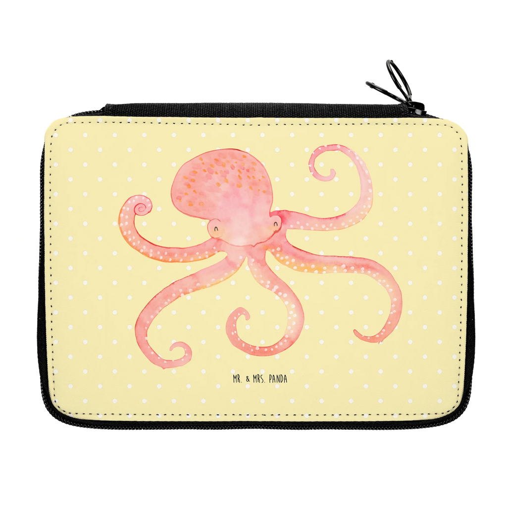 Federmappe Tintenfisch Büro Stifte Etui, Motiv, Kind, Schülerin, Stifte Etui, Stifterolle, Geschenk, Federmappe Einschulung, Schüler, Bestückte Federmappe, Einschulung, Schule, Grundschule, Kinder Federmappe, Federmäppchen, Federmappe, Stiftetasche, Federmäppchen bedruckt, Tiermotive, Gute Laune, lustige Sprüche, Tiere, Tintenfisch, Meerestier, Arme, Krake, Ozean, Meer, Wasser