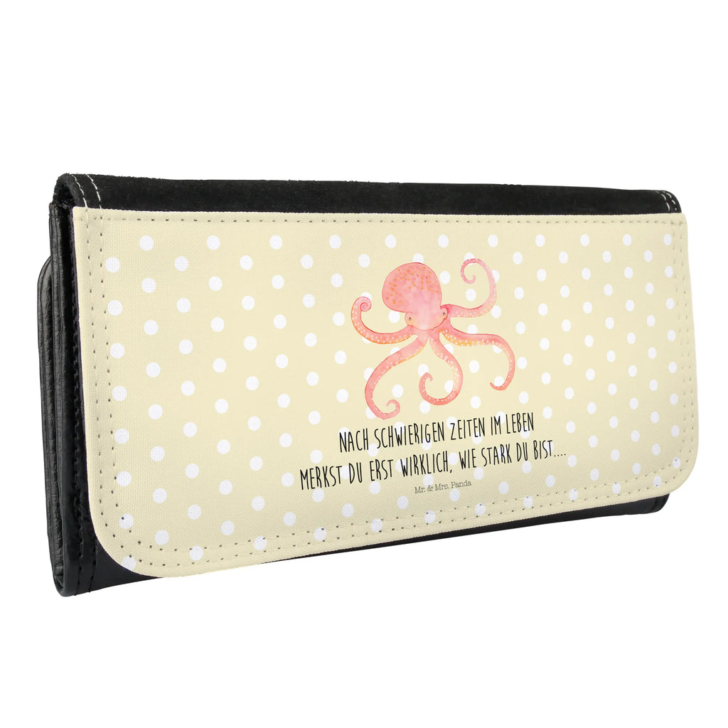Ladies purse Squid Purse, Wallet, Wallets, XXL, Ladies, Large, small animals, cute, funny, cute animal motives, hand drawn, small world, funny sayings, good mood, happy, gifts, gift ideas, special gifts, animal lover, card, sea animal, squid, ocean, octopus, water, sea, arms