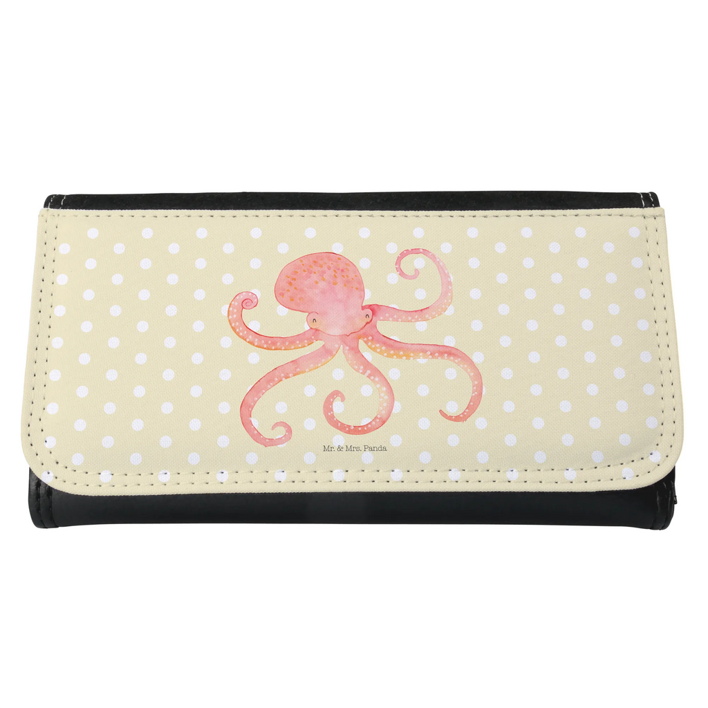 Ladies purse Squid Purse, Wallet, Wallets, XXL, Ladies, Large, small animals, cute, funny, cute animal motives, hand drawn, small world, funny sayings, good mood, happy, gifts, gift ideas, special gifts, animal lover, card, sea animal, squid, ocean, octopus, water, sea, arms