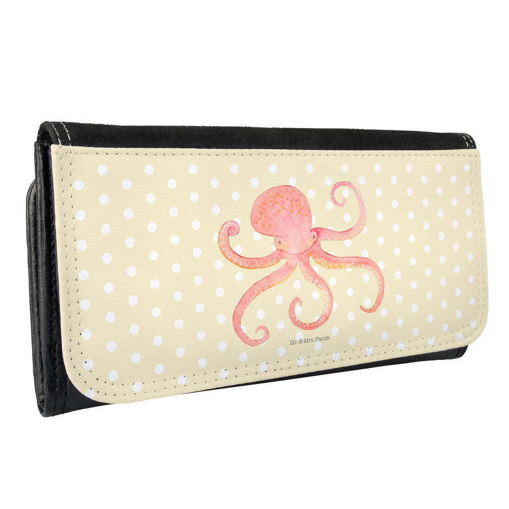 Ladies purse Squid Purse, Wallet, Wallets, XXL, Ladies, Large, small animals, cute, funny, cute animal motives, hand drawn, small world, funny sayings, good mood, happy, gifts, gift ideas, special gifts, animal lover, card, sea animal, squid, ocean, octopus, water, sea, arms