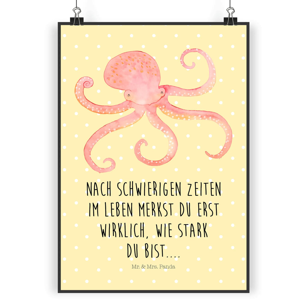 Poster Tintenfisch kunstdruck poster, wanddruck, wanddeko, Poster, Mr. & Mrs. Panda Poster, kunstposter, Kunstdruck, Designposter, Plakat, Bild, Deko Bild, drucke, Wandschmuck, wandkunst, Wanddeko Bild, kunst für die wand, Bild für Wand, Wanddekoration, Wandbild, grafikposter, Wandposter, Posterdruck, Gute Laune, Tiermotive, Tiere, Lustige Sprüche, Ozean, Krake, Arme, Meer, Meerestier, Wasser, Tintenfisch