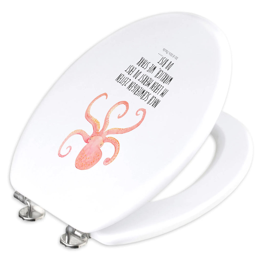 Motif toilet seat Squid toilet seat, toilet, wood, toilet cover, toilet lid, small animals, cute, funny, cute animal motives, hand drawn, small world, funny sayings, good mood, happy, gifts, gift ideas, special gifts, animal lover, card, water, sea animal, octopus, ocean, squid, sea, arms