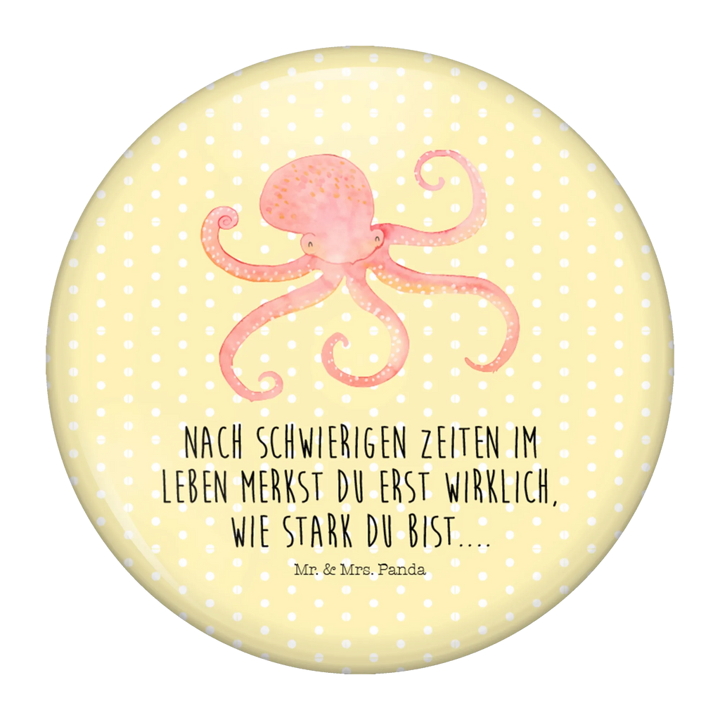 Button Squid Lapel Pin, 50mm Button, Button, Pin, small animals, cute, funny, cute animal motives, hand drawn, small world, funny sayings, good mood, happy, gifts, gift ideas, special gifts, animal lover, card, ocean, arms, water, sea, sea animal, octopus, squid