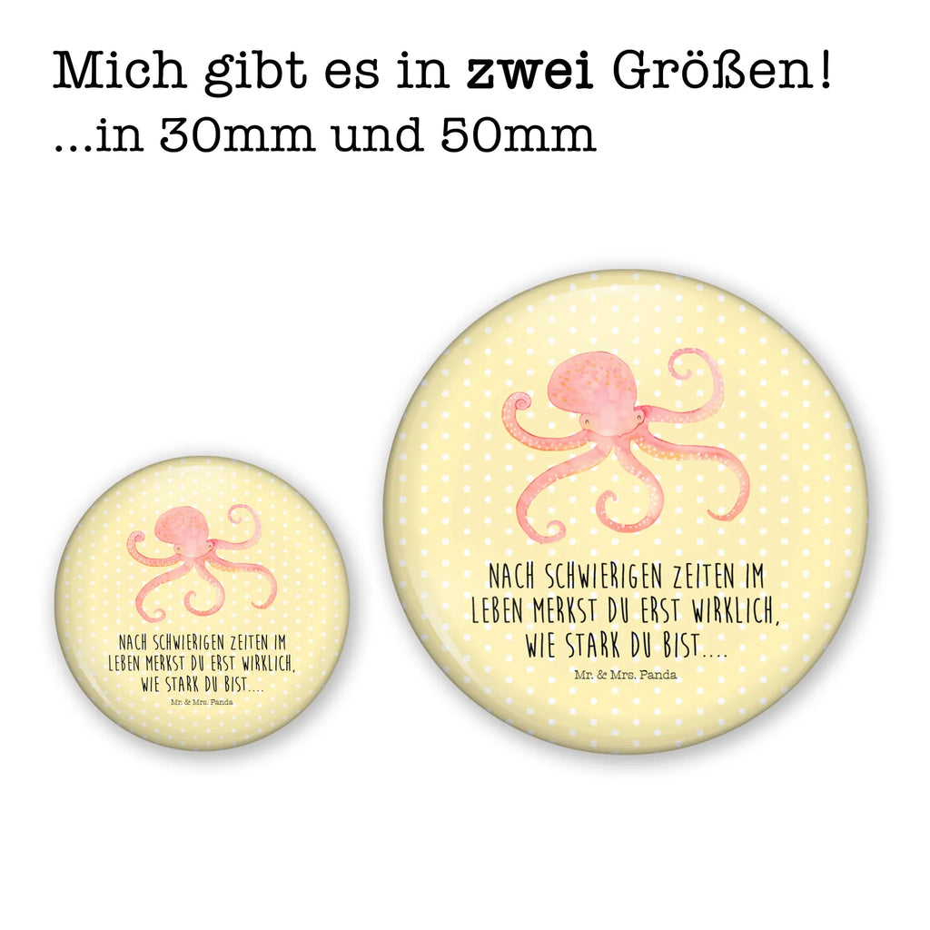 Button Squid Lapel Pin, 50mm Button, Button, Pin, small animals, cute, funny, cute animal motives, hand drawn, small world, funny sayings, good mood, happy, gifts, gift ideas, special gifts, animal lover, card, ocean, arms, water, sea, sea animal, octopus, squid
