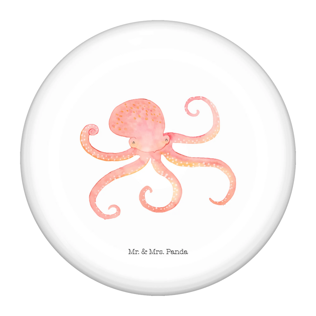 Button Squid Lapel Pin, 50mm Button, Button, Pin, small animals, cute, funny, cute animal motives, hand drawn, small world, funny sayings, good mood, happy, gifts, gift ideas, special gifts, animal lover, card, ocean, arms, water, sea, sea animal, octopus, squid