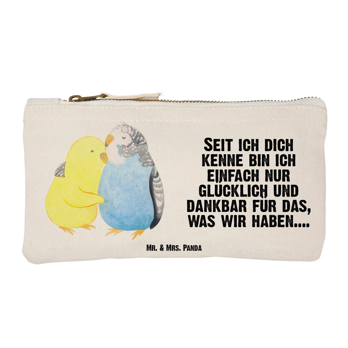 Schminktasche Wellensittich Liebe