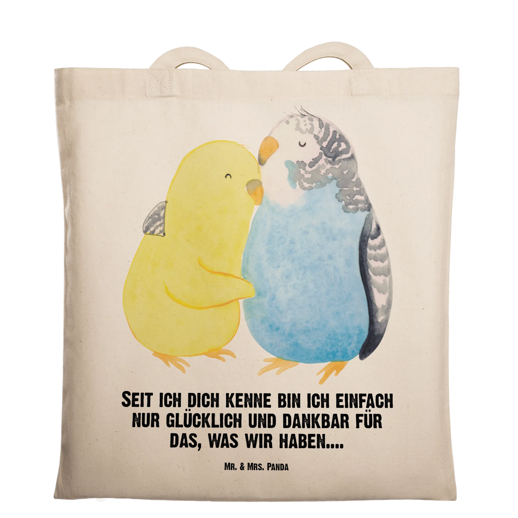 Tote bag Parakeets in love