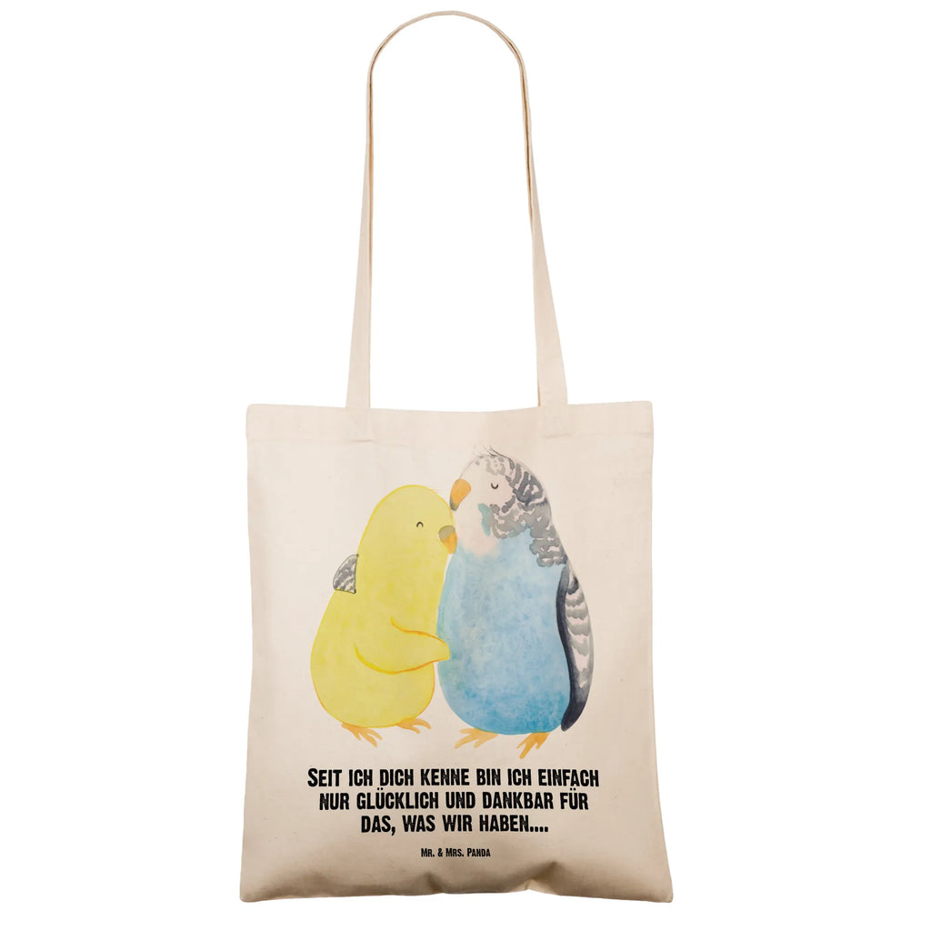 Tote bag Parakeets in love