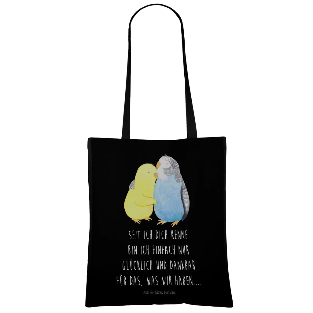 Tote bag Parakeets in love