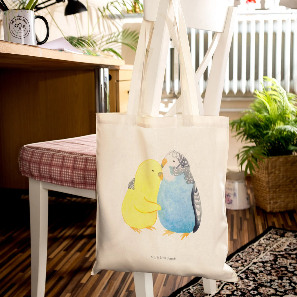 Tote bag Parakeets in love