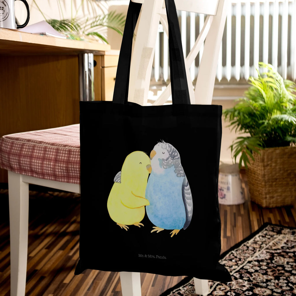 Tote bag Parakeets in love