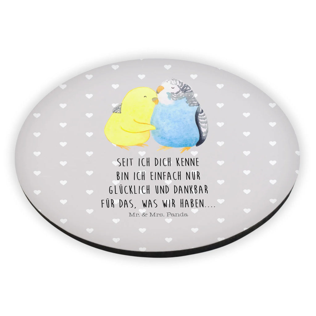 Round magnet Parakeets in love magnetic board, refrigerator magnet, office magnet, calendar magnet, magnet, refrigerator magnets, Love, Loving, Two, Together, Marriage, Engagement, Proposal of marriage, Love gift, gift for her, gift for him, anniversary gift, closeness, birds, budgie, cuddling, trust, love