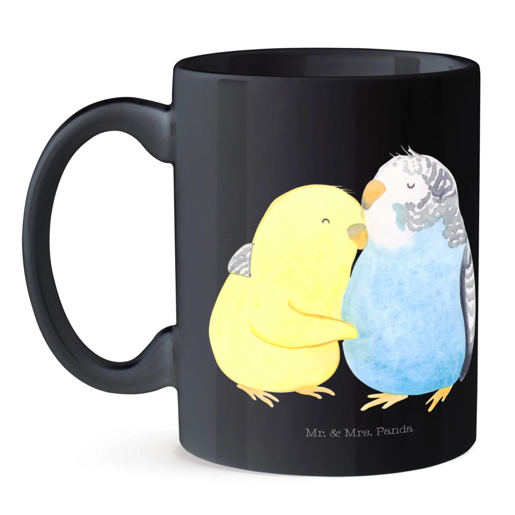 Mug Parakeets in love Geschenktasse, Tasse mit Zitaten, Porzellantasse, Bürotasse, Tasse, Keramiktasse, Teetasse, Kaffeetasse, Tasse mit Motiven, Liebe, Partner, Freund, Freundin, Ehemann, Ehefrau, Heiraten, Verlobung, Heiratsantrag, Liebesgeschenk, Jahrestag, Hocheitstag, Wellensittich, Kuscheln, Nähe, Vögel, Vertrauen