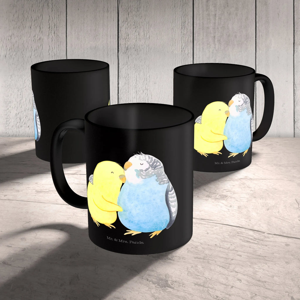 Mug Parakeets in love Geschenktasse, Tasse mit Zitaten, Porzellantasse, Bürotasse, Tasse, Keramiktasse, Teetasse, Kaffeetasse, Tasse mit Motiven, Liebe, Partner, Freund, Freundin, Ehemann, Ehefrau, Heiraten, Verlobung, Heiratsantrag, Liebesgeschenk, Jahrestag, Hocheitstag, Wellensittich, Kuscheln, Nähe, Vögel, Vertrauen