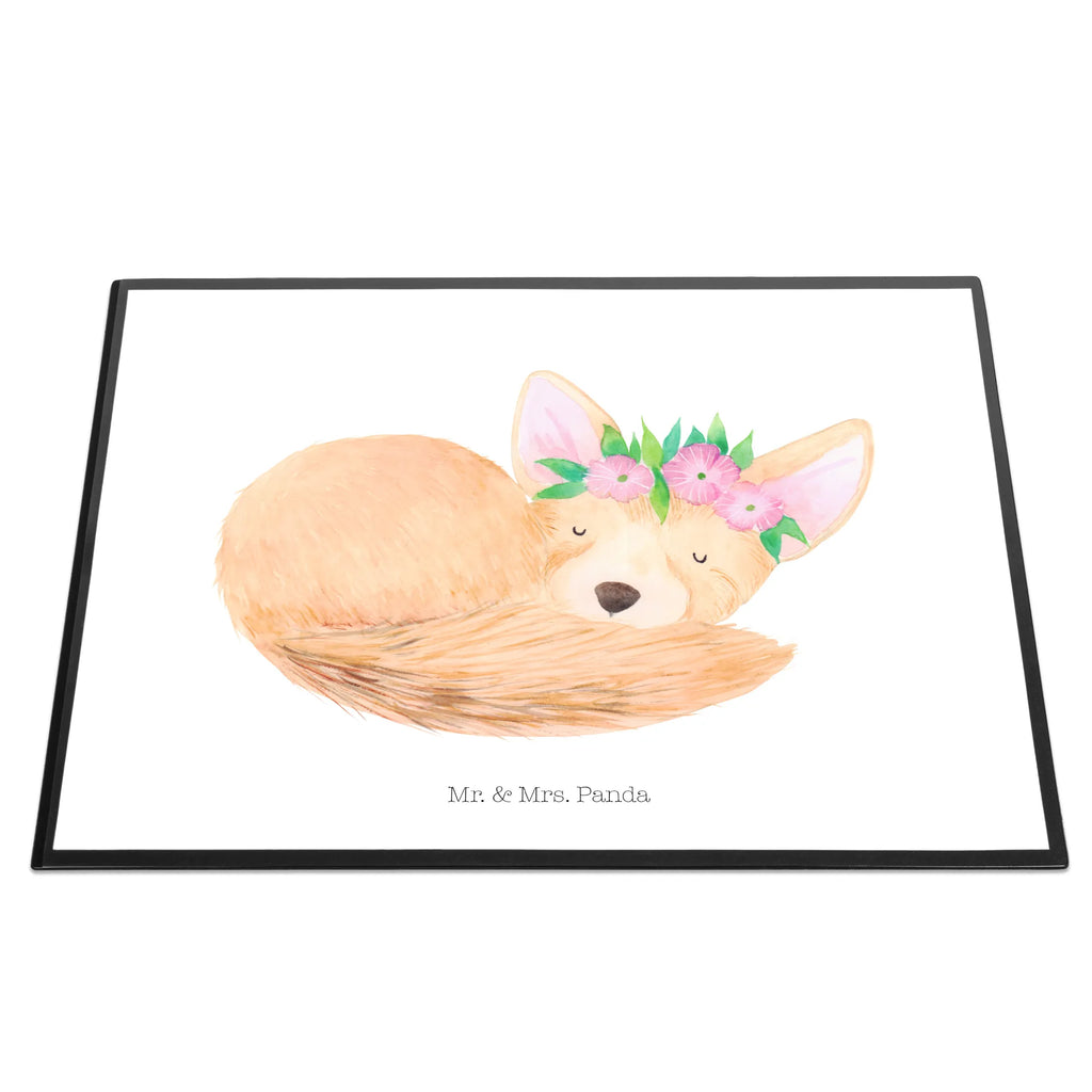 Schreibtischunterlage Wüstenfuchs Blumenkranz tischpad, schreibtischunterlage, tischauflage, tischmatten, arbeitsunterlage, schreibauflagen, Schreibtisch Unterlagen, tischpads, Schreibtischauflage, schreibtischunterlagen, Tischunterlage, arbeitsmatte, tischauflagen, schreibtischauflagen, pultunterlage, Schreibtisch Matte, Schreibunterlage, tischmatte, schreibmatte, schreibauflage, schreibtischmatte, Afrika, Wildtiere, Blumen, Glücklich, Blumenkranz, Wüstenfuchs, Wüste