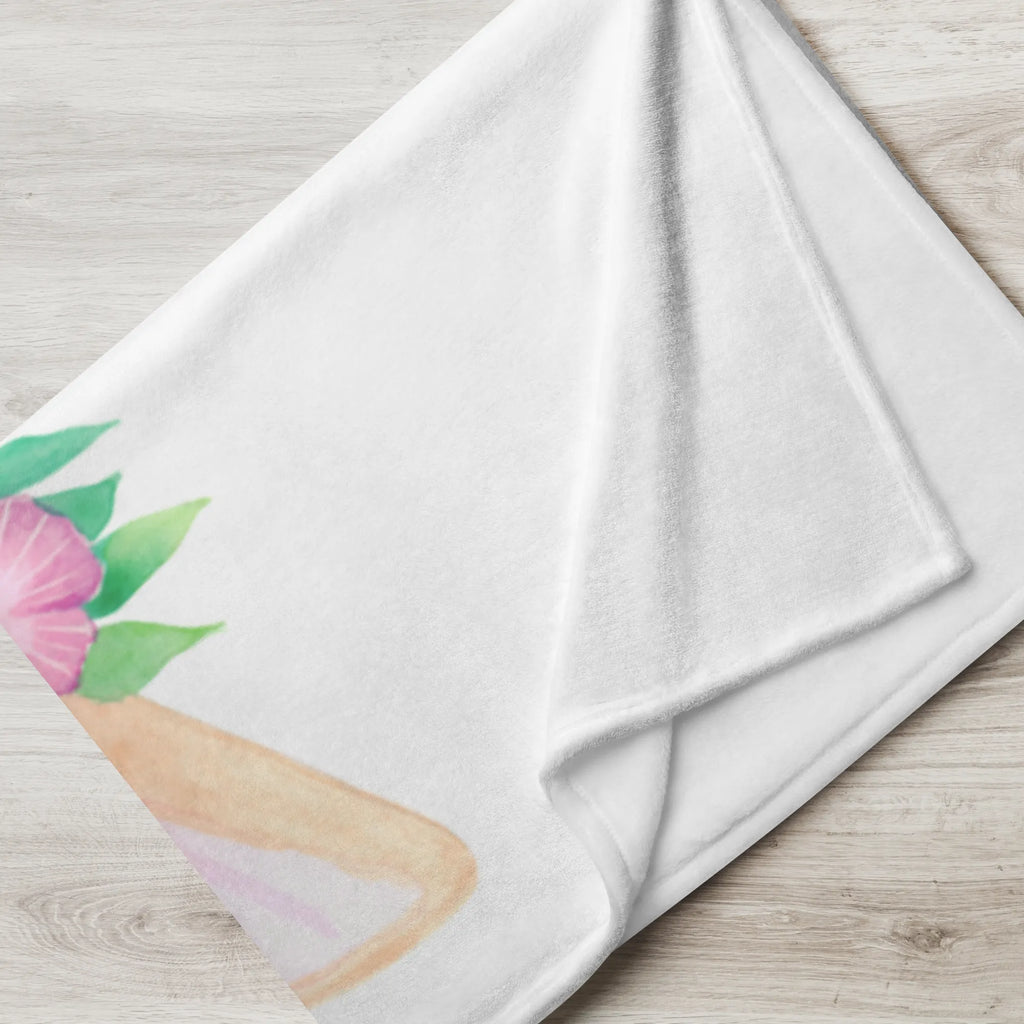 Baby blanket desert fox Flower Babydecke, Geschenk Geburt, Krabbeldecke, Babyecke Kuscheldecke, Babygeschenk, Afrika, Wildtiere, Blumen, Blumenkranz, Wüste, Glücklich, Wüstenfuchs