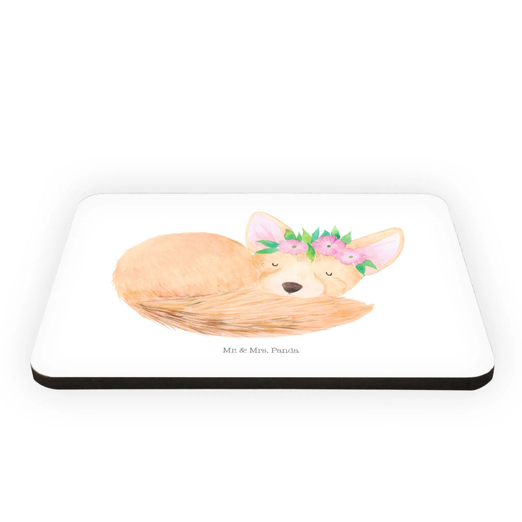 Magnet desert fox Flower Pinnwandmagnet, Notiz Magnet, Souvenir Magnet, Kühlschrank Dekoration, Motivmagnete, Whiteboard Magnet, Kühlschrankmagnet, Dekomagnet, Afrika, Wildtiere, Glücklich, Wüste, Blumen, Wüstenfuchs, Blumenkranz